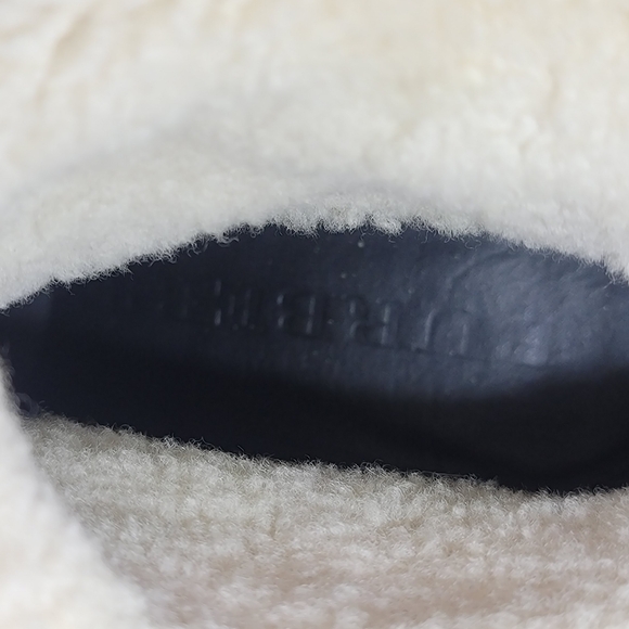 Burberry Authentic Biker Ankle Shearling Lined Boot In Black Size 9 (40) - Picture 15 of 16